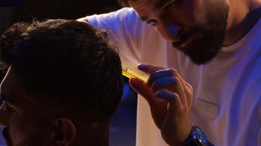 Inside El Greco Barber Lounge